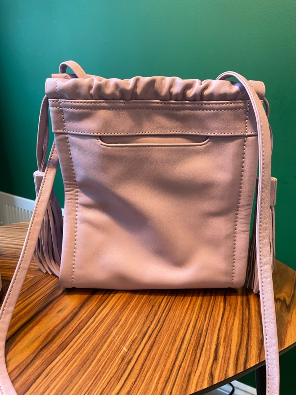 HOBO Lilac Lavender Darling Leather Crossbody Bag